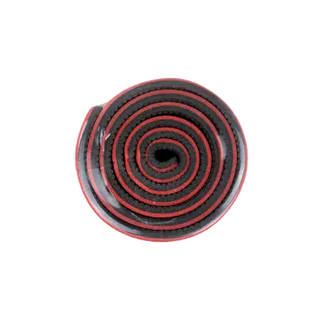 Coiled black rubber Dynarex Dynarex ActiSplint Premium-Quality Splints on a white background