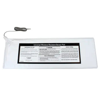 Universal Moisture Resistant Sensor Pad with cable on a white background