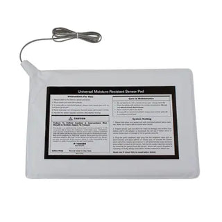 White moisture-resistant server pad with cable on a white background
