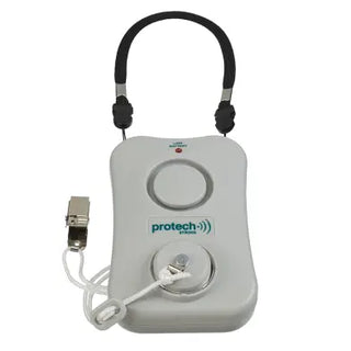 Protech security device with a cable on a white background