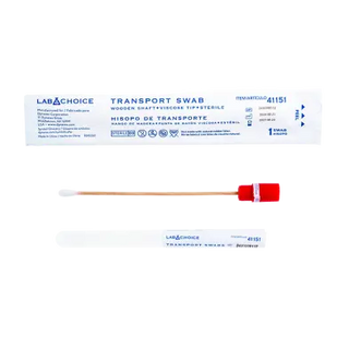 Dynarex Transport Swab, Sterile with packaging on a white background