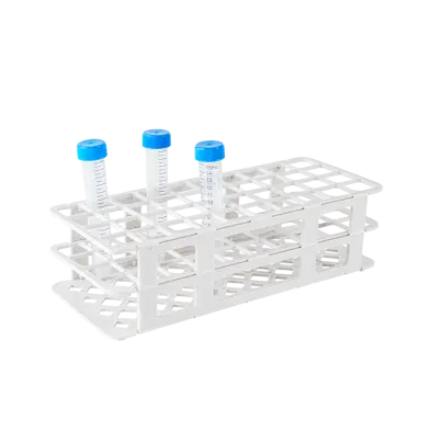 Dynarex LabChoice Tube Rack White – 3-Tier PP 13/17/21mm 90-60-40 Holes ...