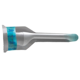 White Eclipse® 728021_CS Ultrasound Probe Cover 3-1/4 X 9-1/2 In. Polyisoprene For Ultrasound Endocavity Probe with blue accents on a white background