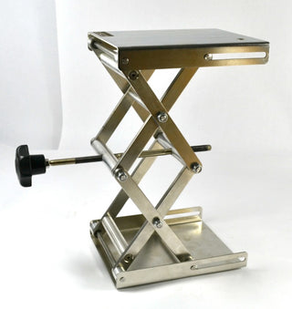 Eisco Labs SSJCT20 Stainless Steel Lab Jack - 6.5" x 5" Surface - 11" max Height-3