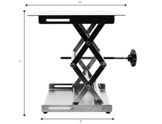 Eisco Labs SSJCT40 Laboratory and Fabrication Scissor Jack 11"-4
