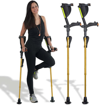 Ergoactives A001 Ergobaum 7G Forearm Crutch with Patented Shock Absorption
