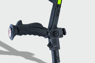 Ergoactives A021 Ergobaum Black Mamba Carbon Fiber Forearm Crutch Black