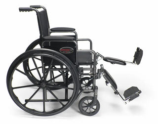 Everest & Jennings 3E050120 Advantage® LX Wheelchair, Vinyl Upholstery, 300 lb Capacity