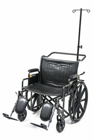 Everest & Jennings 3J010330 Traveler® HTC Heavy Duty Wheelchair, Vinyl Upholstery