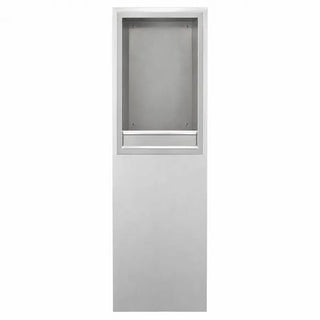 Excel Dryer 40576 ADA XChanger Combo Kit featuring a brushed stainless steel ADA-height retrofit panel and recessed mounting system designed for XLERATOR and XLERATOReco hand dryers.