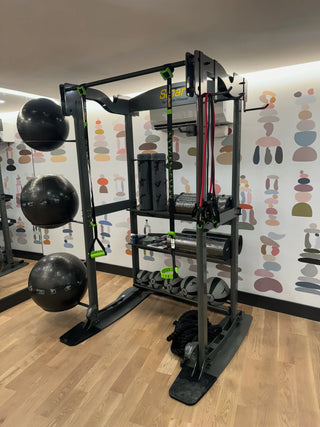 Prism Fitness 400-155-200 Studio FTC Free Standing – 1 Bay Package, 200 lb Capacity.