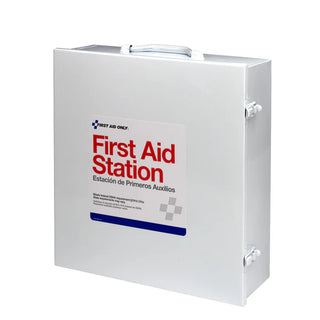 First Aid Only 6155 100 Person 3 Shelf Steel Industrial First Aid Cabinet