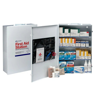 First Aid Only 6175 4 Shelf OSHA First Aid Station Cabinet 150 Person