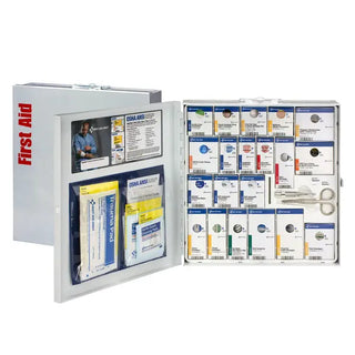 First Aid Only 746004 50 Person Large Metal SmartCompliance ANSI A+ Cabinet without Meds