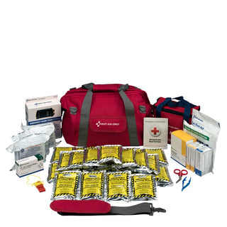 First Aid Only 90489 Emergency Preparedness 24 Person Large Fabric Bag Kit