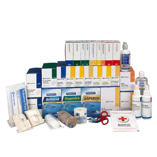 First Aid Only 90625 4 Shelf ANSI B+ First Aid Refill Kit with Meds