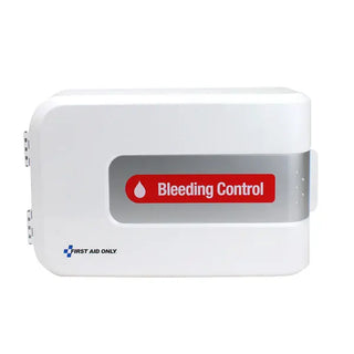 White device with a red label reading 'Bleeding Control' on a white background