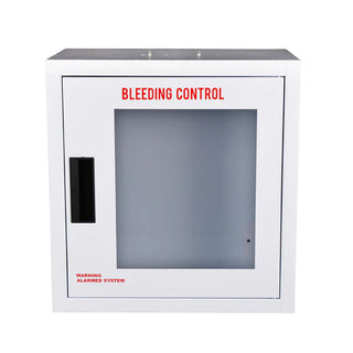 First Aid Only 91542 Bleeding Control Large Empty Cabinet with Alarm