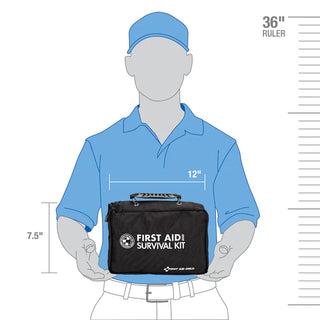 First Aid Only FA-462 Deluxe Survival First Aid Kit Ballistic Nylon Case 223 Pieces
