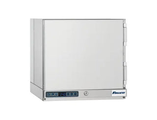 Stainless steel Follet FZR1 Countertop Freezers, 0.6 cu. ft. with Follett logo on a white background