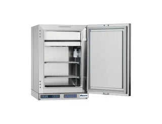 Follet FZR2-KP Medical Grade Countertop Freezers with Keypad with open door on a white background