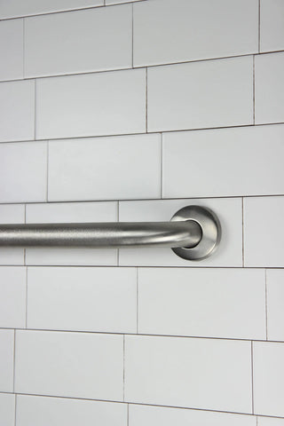 Frost 1001-SP stainless steel grab bar
Frost 1001-SP accessible grab bar with peened grip
Commercial Type 304 stainless steel grab bar by Frost
Wall mounted brushed stainless steel safety grab bar
Frost 1001-SP concealed mounting grab bar available in multiple lengths