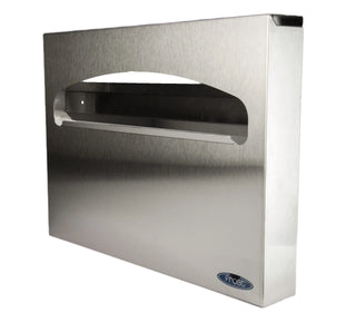 Frost 199-S stainless steel toilet seat cover dispenser with satin brushed finish.
Frost 199-S wall mounted toilet seat cover dispenser for standard half-fold covers.
Commercial stainless steel toilet seat cover dispenser by Frost.
Satin brushed stainless steel toilet seat cover dispenser for public washrooms.
Frost 199-S universal toilet seat cover dispenser with front-loading design.