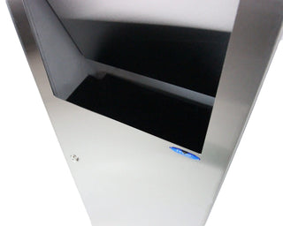 Frost 340 Series stainless steel waste disposal available in recessed, semi-recessed, and surface-mounted configurations for commercial washrooms.