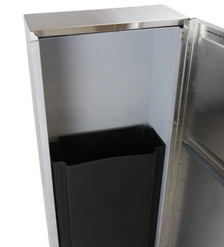 Frost 340 Series stainless steel waste disposal available in recessed, semi-recessed, and surface-mounted configurations for commercial washrooms.
