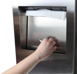 400-14A: Frost 400-14 Series recessed stainless steel combination dispenser/disposal, 4.5" depth.
400-14A-BLK: Frost 400-14 Series recessed matte black stainless steel combination dispenser/disposal, 4.5" depth.
400-14C: Frost 400-14 Series surface mounted stainless steel combination dispenser/disposal, 4.5" depth.
