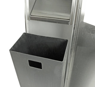 Frost 400-70A recessed hands-free stainless steel paper towel dispenser and waste receptacle.
Frost 400-70B semi-recessed hands-free stainless steel paper towel dispenser and waste receptacle.
Frost 400-70C surface mounted hands-free stainless steel paper towel dispenser and waste receptacle.