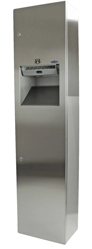 Frost 400-70A recessed hands-free stainless steel paper towel dispenser and waste receptacle.
Frost 400-70B semi-recessed hands-free stainless steel paper towel dispenser and waste receptacle.
Frost 400-70C surface mounted hands-free stainless steel paper towel dispenser and waste receptacle.