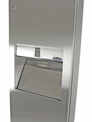 400-A: Frost 400 Series recessed stainless steel combination dispenser/disposal.

400-B: Frost 400 Series semi recessed stainless steel combination dispenser/disposal.

400-C: Frost 400 Series surface mounted stainless steel combination dispenser/disposal.