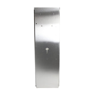 Frost 422-50A recessed stainless steel control roll paper towel dispenser with waste receptacle.