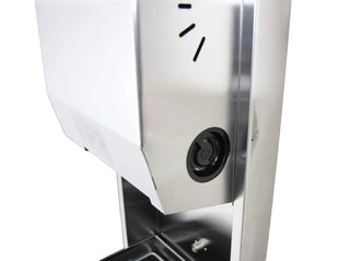 Frost 422-60A recessed mechanical hands-free stainless steel paper towel dispenser with waste receptacle.
Frost 422-60C surface mounted mechanical hands-free stainless steel paper towel dispenser with waste receptacle.