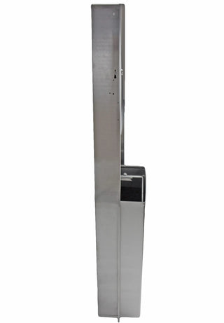 Frost 422-A recessed stainless steel combination paper towel dispenser and waste receptacle.
Frost 422-C surface mounted stainless steel combination paper towel dispenser and waste receptacle.