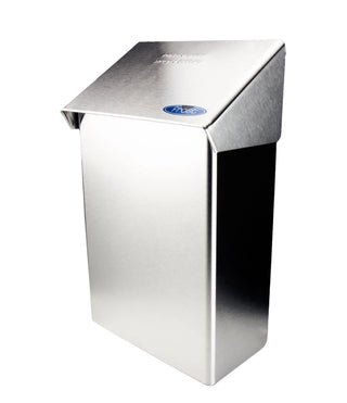 Frost 622 surface mounted feminine product disposal in brushed stainless steel.
Frost 622 stainless steel feminine hygiene disposal bin.
Commercial wall mounted feminine product disposal by Frost.
Brushed stainless steel sanitary disposal unit for commercial washrooms.
Frost 622 wall mounted feminine product disposal container.