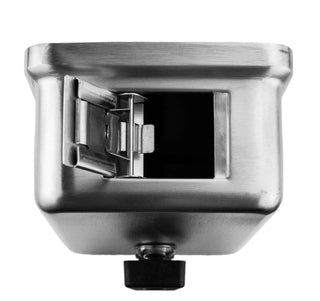 Frost 708-A universal stainless steel liquid soap dispenser.
Frost 708-A wall mounted 1.1 litre liquid soap dispenser.
Commercial Type 304 stainless steel liquid soap dispenser by Frost.
Frost 708-A brushed stainless steel soap dispenser with viewing window.
Universal wall mounted liquid soap dispenser for commercial washrooms.