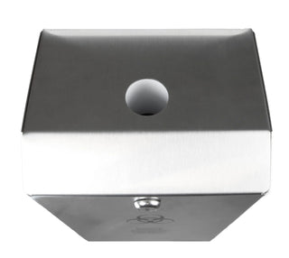 Frost 878 stainless steel biomedical sharps disposal with a locking front door and included 4 L sharps container for healthcare facilities.