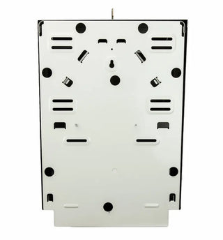 Wall-mounted Frost control roll paper towel dispenser with brushed stainless steel front, push bar operation, keyed lock, and commercial-grade construction.