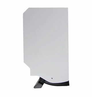 Wall-mounted Frost control roll paper towel dispenser with push bar operation, keyed lock, and durable white steel construction.
