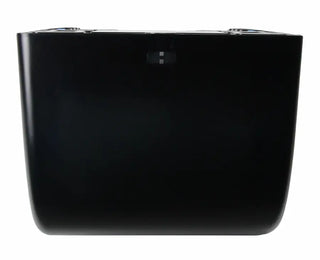 Wall-mounted Frost mechanical hands-free paper towel dispenser with transparent vandal-resistant polycarbonate cover and side paper advance knob.