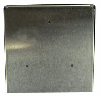 Wall-mounted Frost hooded toilet tissue dispenser with stainless steel hood, polished chrome roll holder, and keyed locking design.