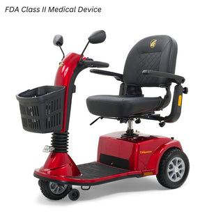 Golden Tech GC240 Companion (3-Wheel) Mid Size Scooter Crimson Red-6