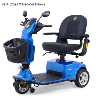 Golden Tech GC340 Companion (3-Wheel) Full Size Scooter Crimson Red-6