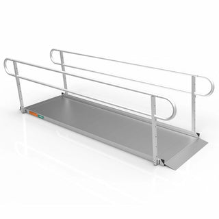 Gateway 3G GATEWAYHR10 10' Solid Surface Portable Ramp with Two-Line Handrails