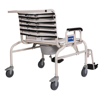 Gendron 5226 Bariatric Shower Commode Chair 750 lb Capacity Stainless Steel Frame