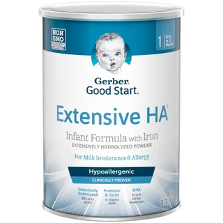 Gerber® Extensive HA™ 979091_CS Infant Formula  14.1 oz. Can Powder can on a white background