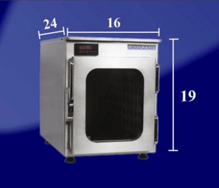 Glory Medical KZ-210 Desktop Single Window Blanket Warming Cabinet, 2.1 cu.ft. Capacity, 7 Blankets-Towels Hold