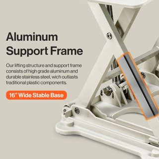 GoRise LT Portable Floor Lift - Lightweight (19lbs), Lift up to 330 Lbs, IP68 Waterproof